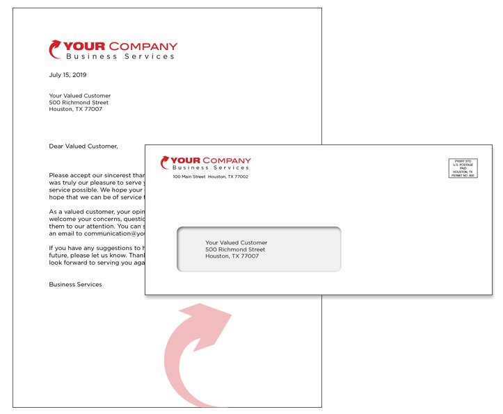 business letters to customers